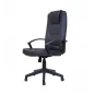 Chaise de bureau BRISTOL Noir avec ACCOUDOIRS base noir