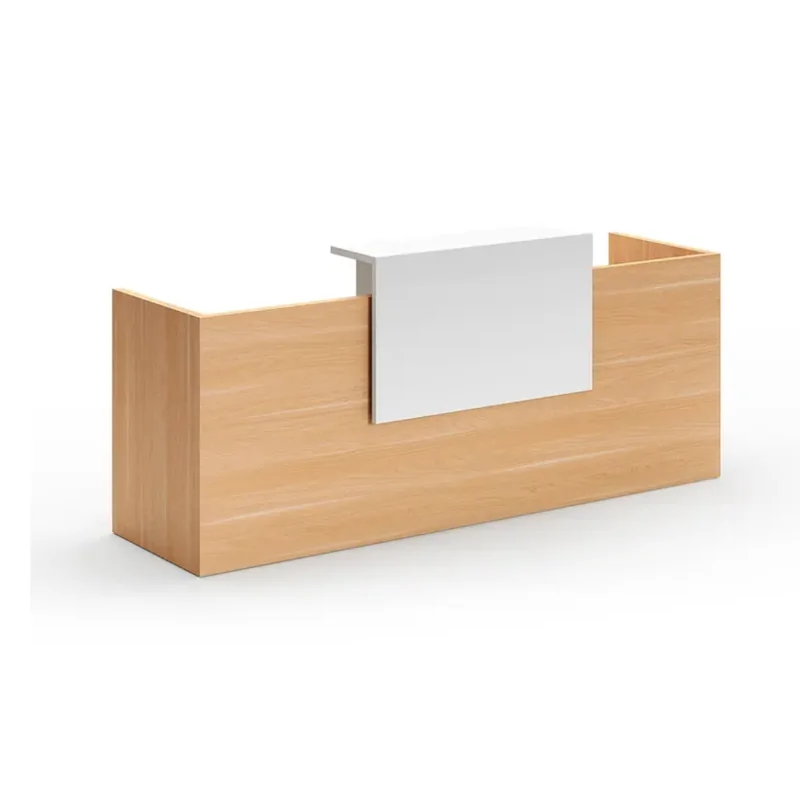 Comptoir de réception Alfiea en bois contemporain