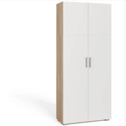 Armoire de Couloir Blanc chêne Sonoma L*H*P : 80/185/50 cm