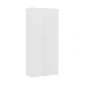 Armoire de rangement  Blanc L*H*P : 80/180/40 cm Bois MDF