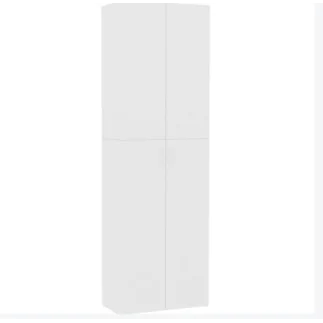 Armoire de rangement  Blanc L*H*P : 80/180/40 cm Bois MDF