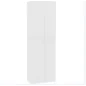 Armoire de rangement  Blanc L*H*P : 80/180/40 cm Bois MDF