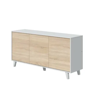 BUFFET moderne de 3 Portes avec système d'ouverture de type Push.