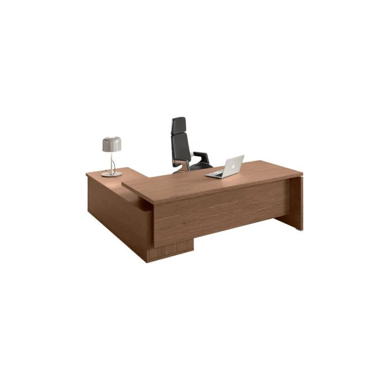 Bureau de Direction design avec retour Italien piètement extérieur So Luna Bureau de Direction design avec retour Italien piètement extérieur So Luna