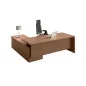 Bureau de Direction design avec retour Italien piètement extérieur So Luna Bureau de Direction design avec retour Italien piètement extérieur So Luna