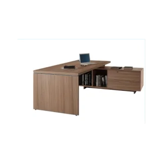 Bureau de Direction design  avec retour Italien piètement extérieur So Luna
