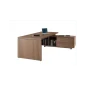 Bureau de Direction design avec retour Italien piètement extérieur So Luna Bureau de Direction design avec retour Italien piètement extérieur So Luna