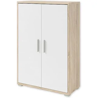 Armoire de rangement SIENA bureau avec 2 portes , L*H*P : 80/120/40cm