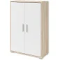 Armoire de rangement SIENA bureau avec 2 portes , L*H*P : 80/120/40cm