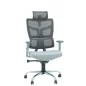 Chaise Directeur Bali Avec Accoudoirs – Gris Réglable en Maille de Tâche Arrière