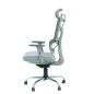 Chaise Directeur Bali Avec Accoudoirs – Gris Réglable en Maille de Tâche Arrière