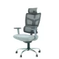 Chaise Directeur Bali Avec Accoudoirs – Gris Réglable en Maille de Tâche Arrière