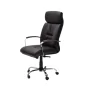 Chaise De Bureau SERENA Base chromé similicuir  réglable en hauteur mousse polyuréthane*LARA
