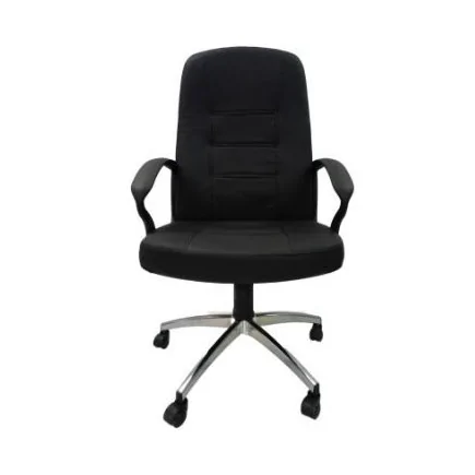 Fauteuil de bureau ORION ergonomique à dossier rembourré base chromé
