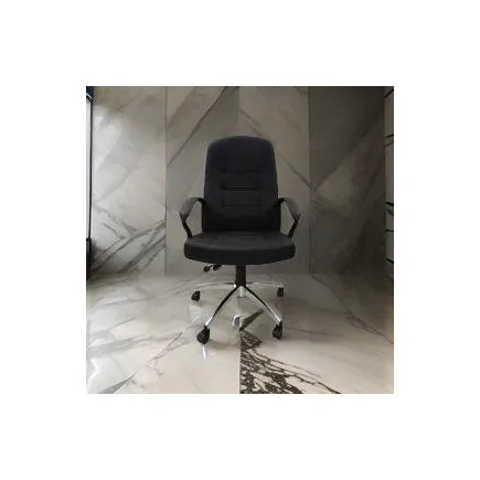 Fauteuil de bureau ORION ergonomique à dossier rembourré base chromé