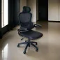 CHAISE DIRECTEUR MESH confort luxe + BASE NOIR , tétière et accoudoirs réglable
