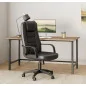 Chaise de bureau BRISTOL Noir avec ACCOUDOIRS base noir