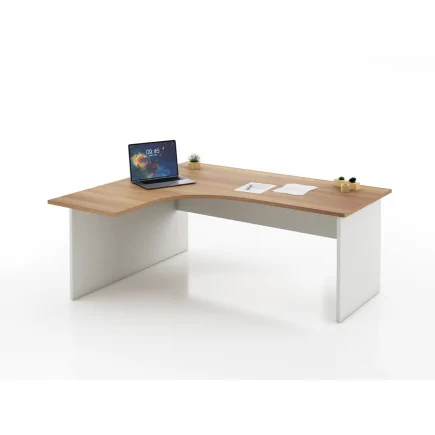 Meuble bureau Tunisie 5 ans de Garantie Meuble professionnel Livraison et installation  gratuite  Bureau compact à gauche DUAL B