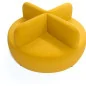 Canapé Bureau ronde shape 4 Places jaune