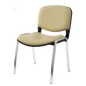 Chaise Iso Chrome creme