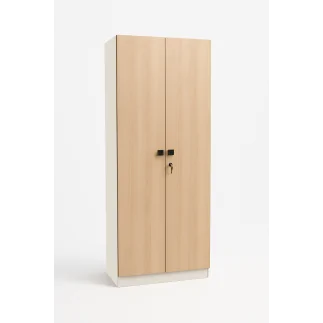 Armoire de rangement chêne sonoma et Blanc Bois MDF