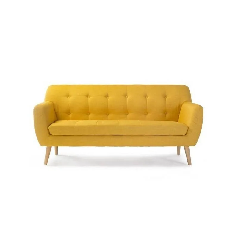 Canapé GLAMOUR scandinave - Jaune