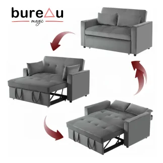 Canapé convertible 2 places luxy