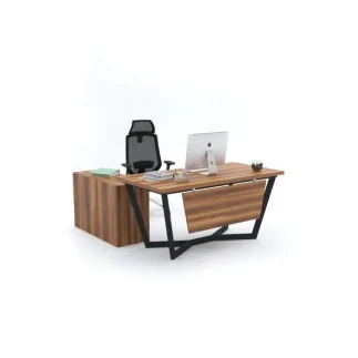 Bureau de direction avec armoire latérale