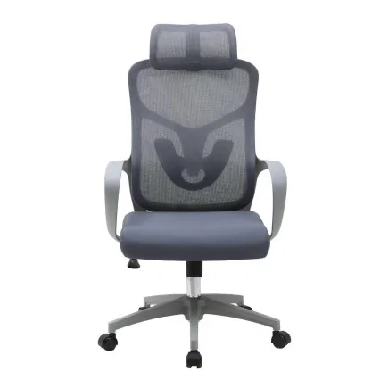 Chaise Directeur Alba Avec Accoudoirs  gris